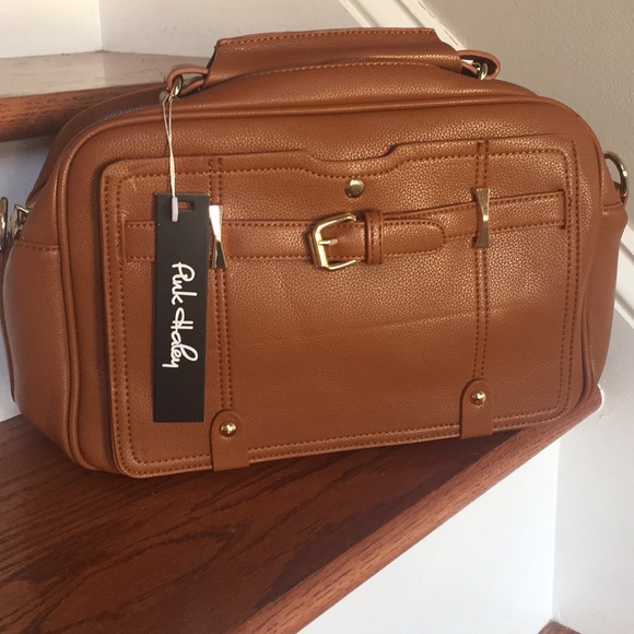 Pink Haley Handbags - Brown satchel